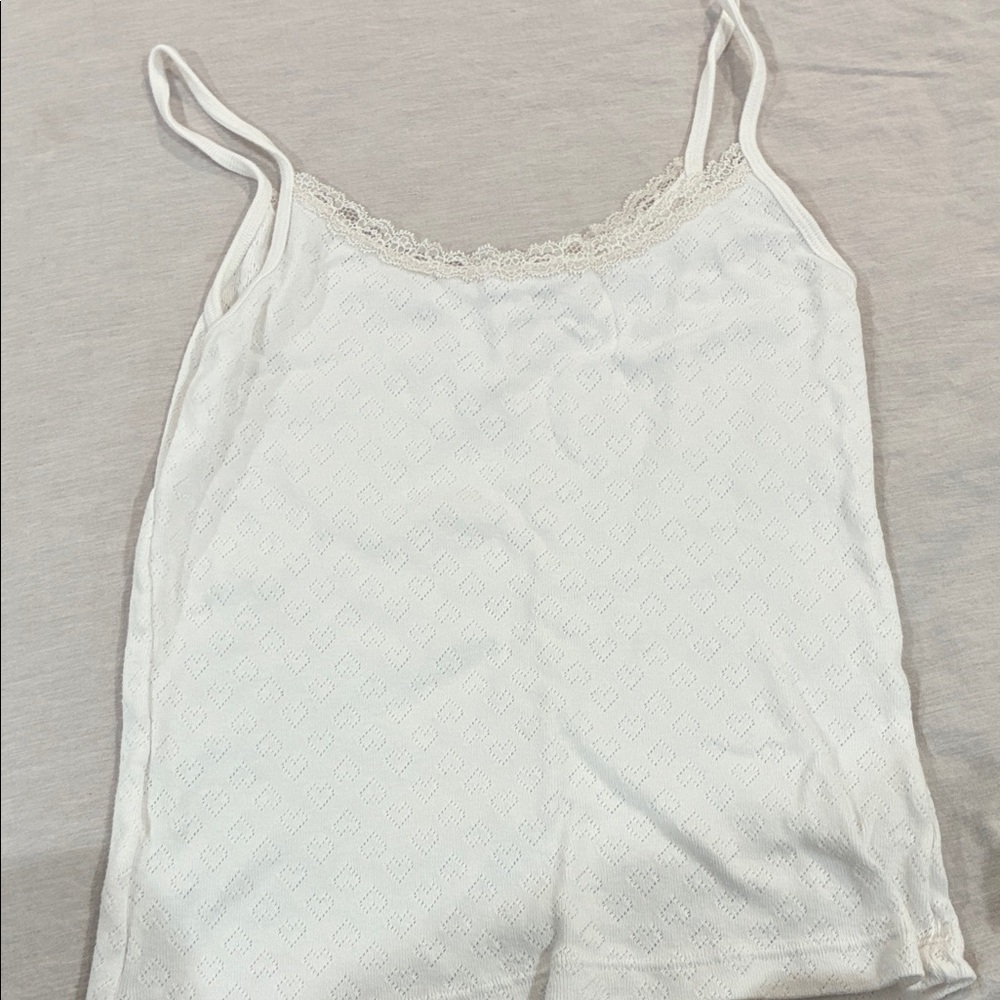 Brandy Melville Cream Lace Cami